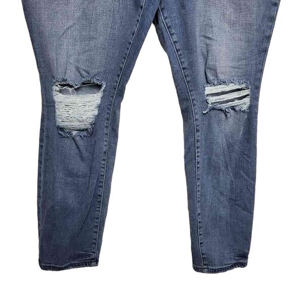 Good American Good Legs High Waist Crop Skinny Jeans Size 20 - Picture 8 of 11